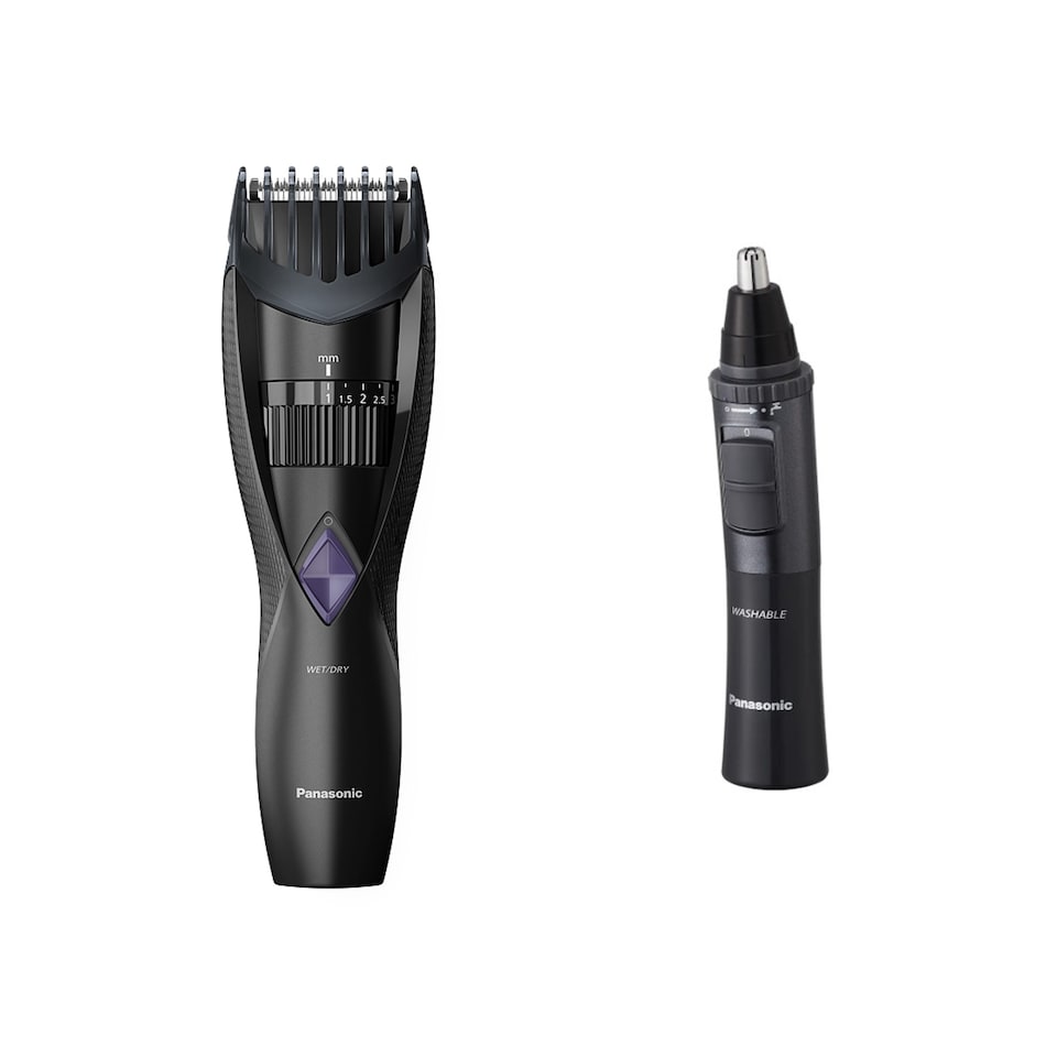 image 1 of Panasonic ER-GB37 + ER-GN33 Beard Trimmer  in Black