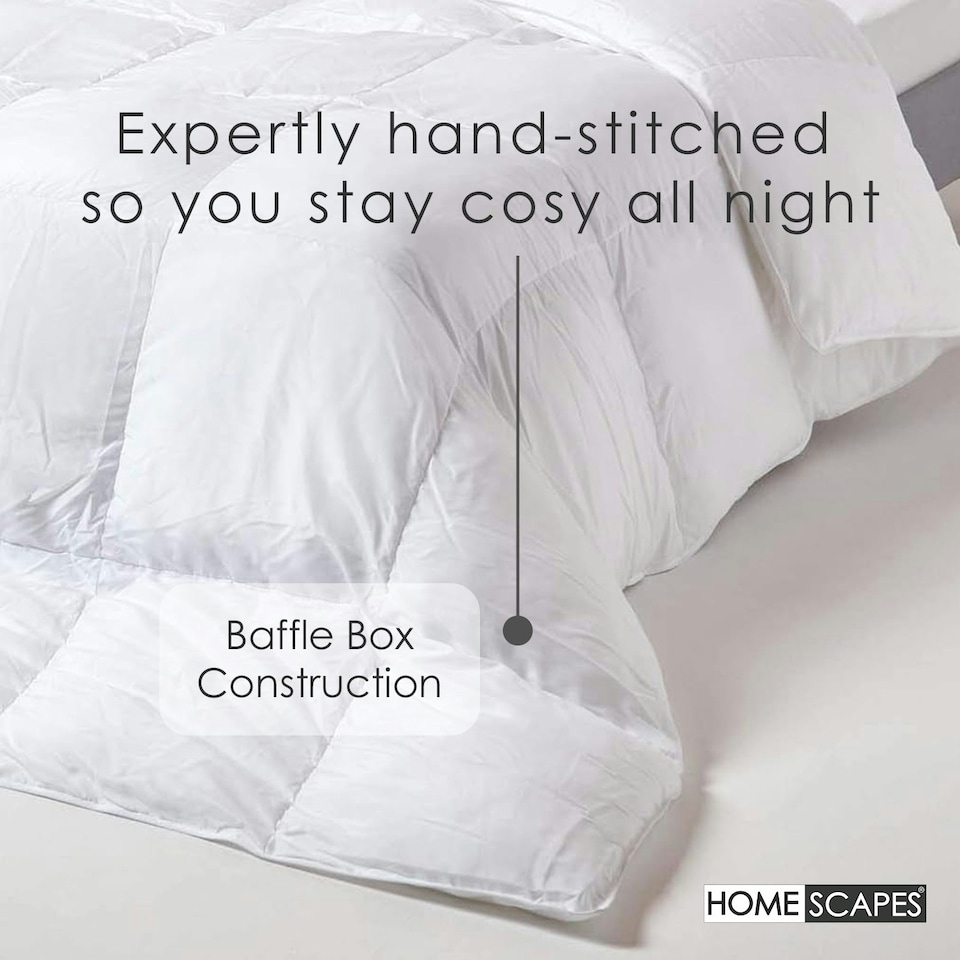 image 1 of Homescapes Super Microfibre 10.5 Tog Duvet, King
