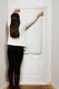 image 2 of Easyblinds Easydoor door blind, cream, self-adhesive attachments, easy cut to size or shape up to 75 x 190cm | Cream | Cream | One Size | 1