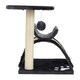 image 1 of Pets Mood Cat Tower Condo with Sisal Scratching Post and Interactive Hanging Toy