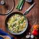 image 2 of VonShef Non-Stick Wok, Aluminium with Marble Finish, Lid & Stay Cool Handle, 28cm