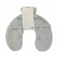 image 2 of Aroma Home Neck Hot Water Bottle Grey Faux Fur 1.8L