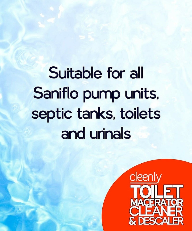 image 1 of Cleenly Toilet Macerator Cleaner and Descaler 5L