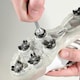 image 2 of Masters Deluxe Pro Spike Key - Black/Silver - One Size