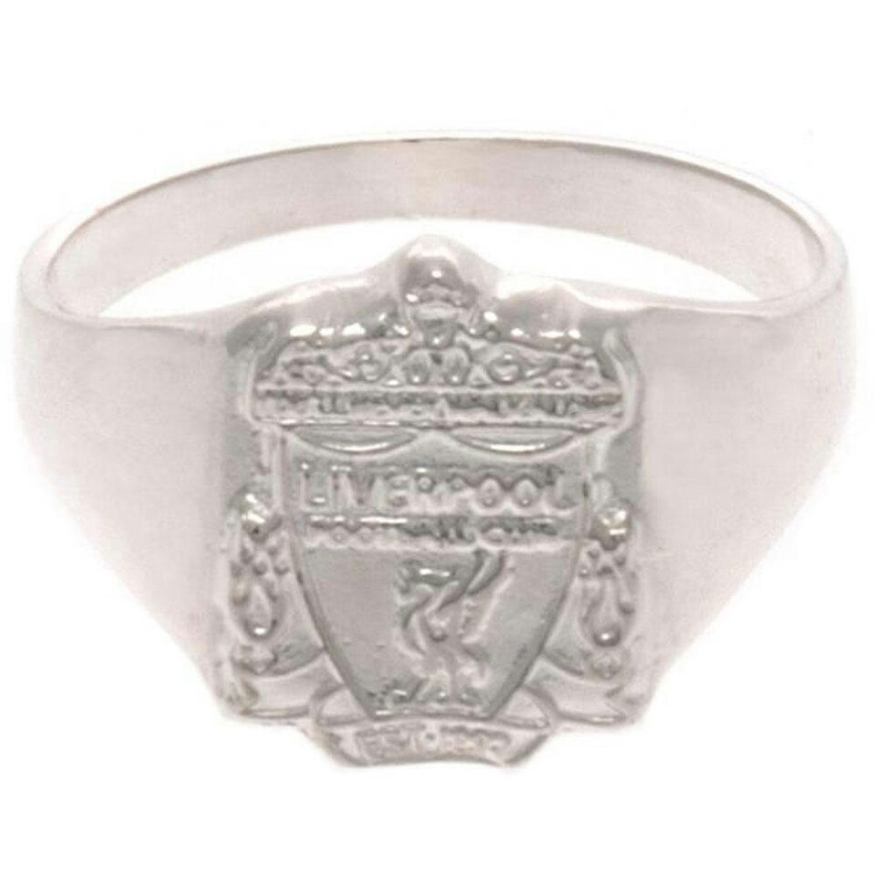 image 1 of Liverpool FC Sterling Silver Ring - Silver - Medium
