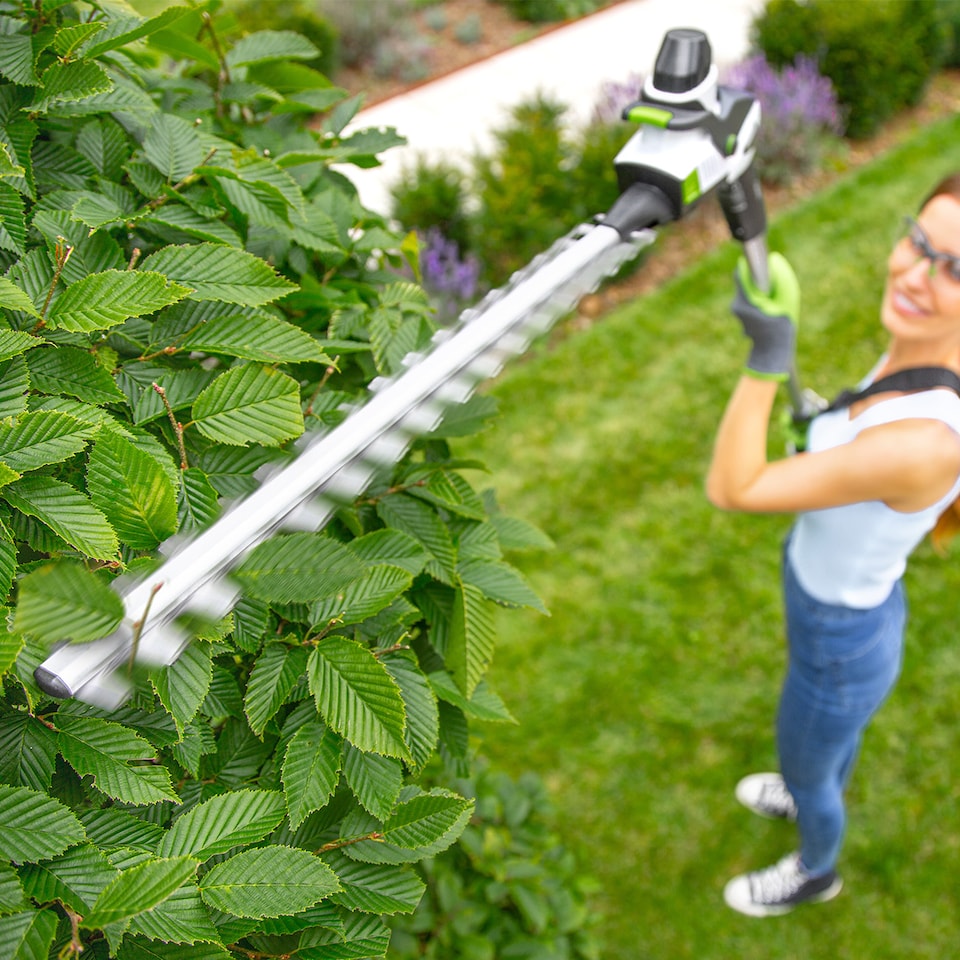 image 1 of Gtech HT50 Pole Hedge Trimmer and GT50 Grass Edge Trimmer Bundle