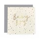 image 1 of Stunning Luxury Foiled New Baby Boy Birth Congratulations Card