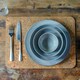 image 3 of Cooks Professional Nordic Stoneware Dinner Set | 20-Piece | Reactive Glaze | Grey