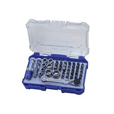 Faithfull Screwdriver Bit & Socket Set, 42 Piece - Multi Colour - One Size