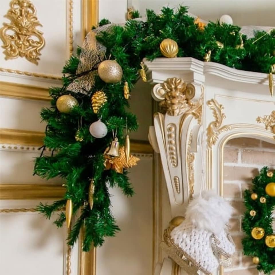 image 1 of Colorado Christmas Spruce Swag Garland Decoration 260cm