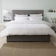 image 2 of Belledorm Ultralux 1000 Thread Count Duvet Cover - White - Double