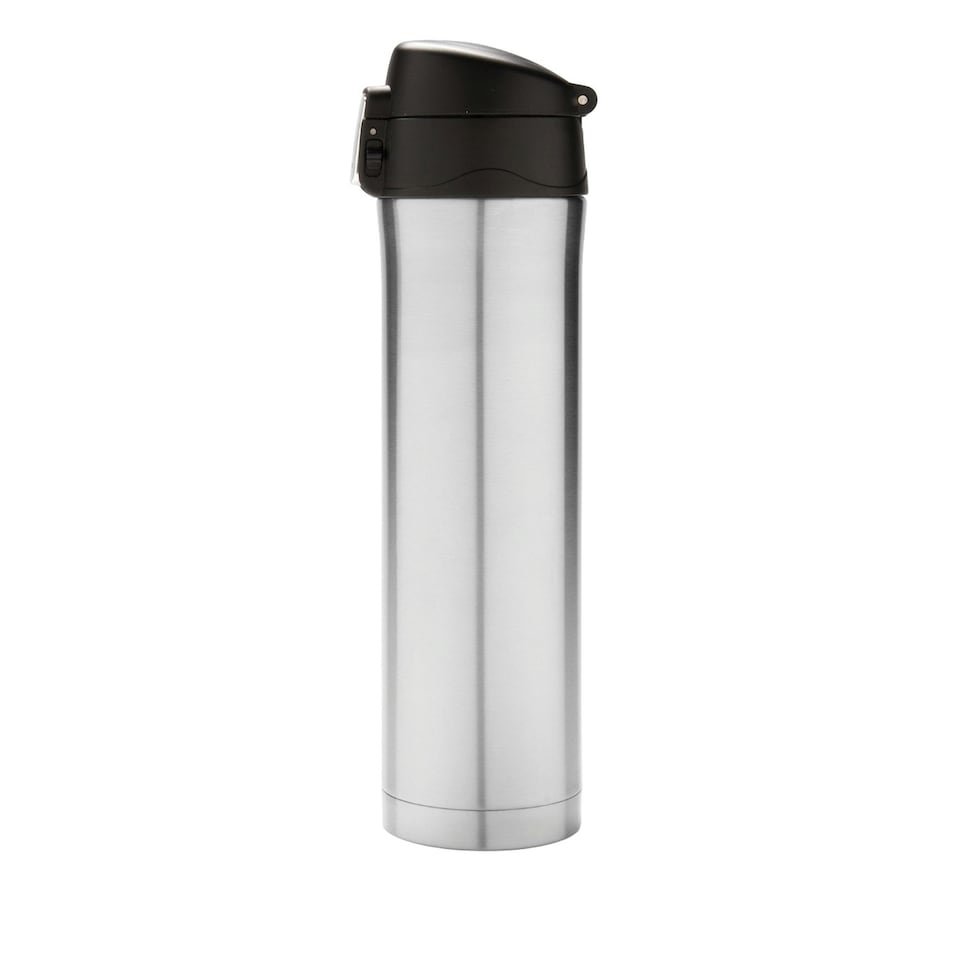 image 1 of XD Collection Lockable Recycled Stainless Steel Vacuum Insulated Flask - Silver - One Size