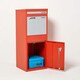 image 5 of SMART PARCEL BOX® Large Front & Rear Access Red Red