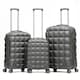 image 1 of Flight Knight Bubble Suitcase Ryanair easyJet Jet2 Approved 8 Wheel Hardcase Suitcases Cabin or Medium & Large Check-in Sizes | Grey | Anthracite | Large
