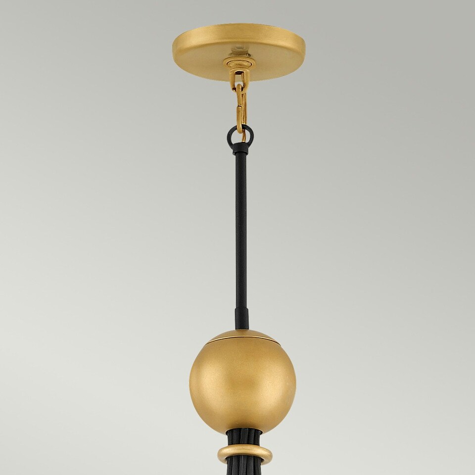 image 1 of Lisa McDennon by Hinkley Nula 15 Light Pendant Shell White, Luxe Gold
