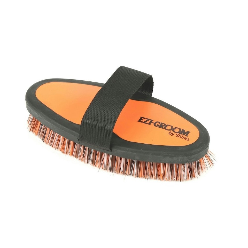 Ezi-Groom Horse Body Brush - Orange - 170mm x 25mm