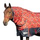 image 3 of Thelwell StormX Original 200 Balancing Act Combo Neck 200g Horse Combo Turnout Rug - Red/Navy - 5´ 6"