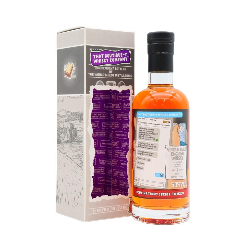 image 1 of Adnams - That Boutique-Y Whisky Company Batch No. 1 Single Malt 2014 7 year old Whisky | Multi | spicy notes of malted grains, oak, vanilla and overipe apples; Rich notes of chocolate and coffee initially. Followed by malt, honey, oak and some stewed apple with cinnamon spice. | 1