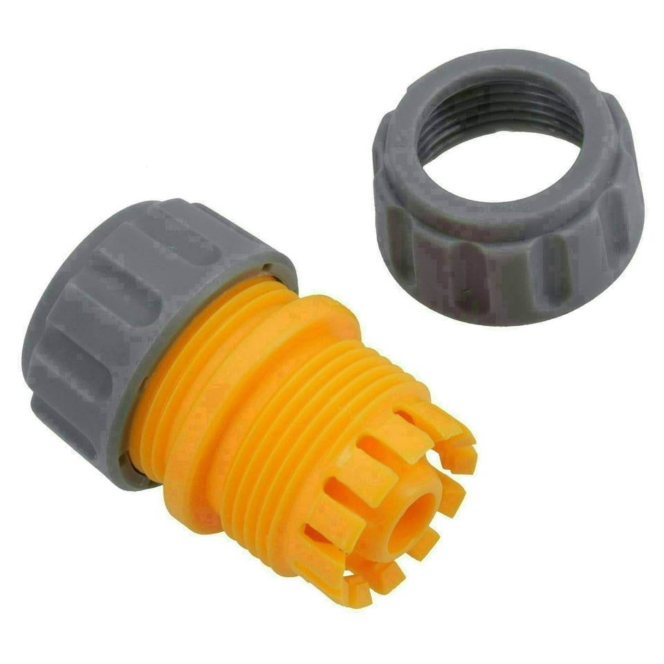 image 1 of Hozelock Hose Pipe Repair Joiner Mender Connector Fitting 12.5mm Female 10PK