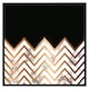image 2 of Marble zig zag pattern (Picutre Frame) Brown | XS