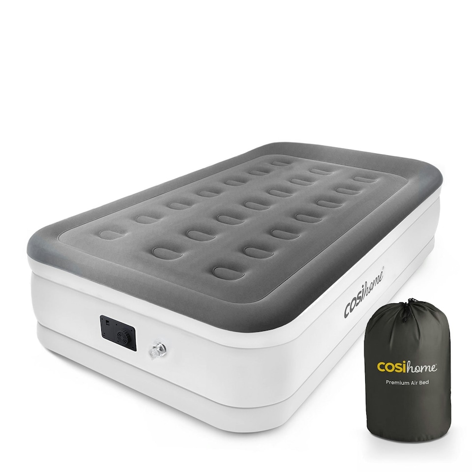 image 1 of Cosi Home Single Size Air Bed - Built-in Electric Pump and Pillow