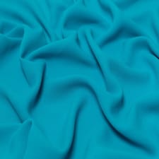 Minerva Core Range Turquoise Heavy Triple Crepe Fabric for Dressmaking, 145cm / 57" Wide - per metre