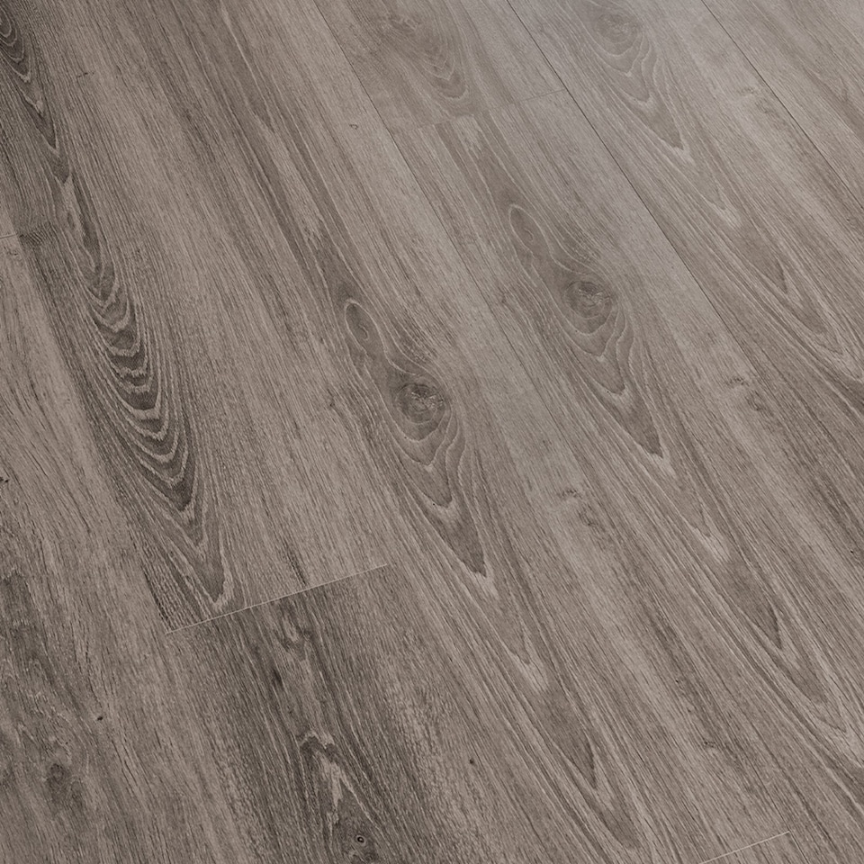 image 1 of Zodia New York Oak D8014 Grey Wood Effect Click Laminate Flooring-Plank (12mm),For Home (All Room) & Commercial Use | Grey | Grey | 1