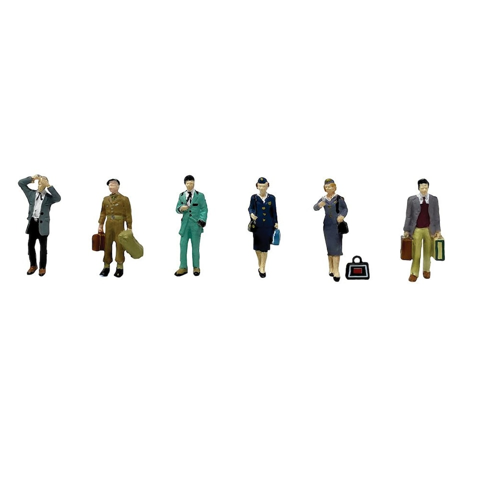 Bachmann Post War People (6) Figure Set