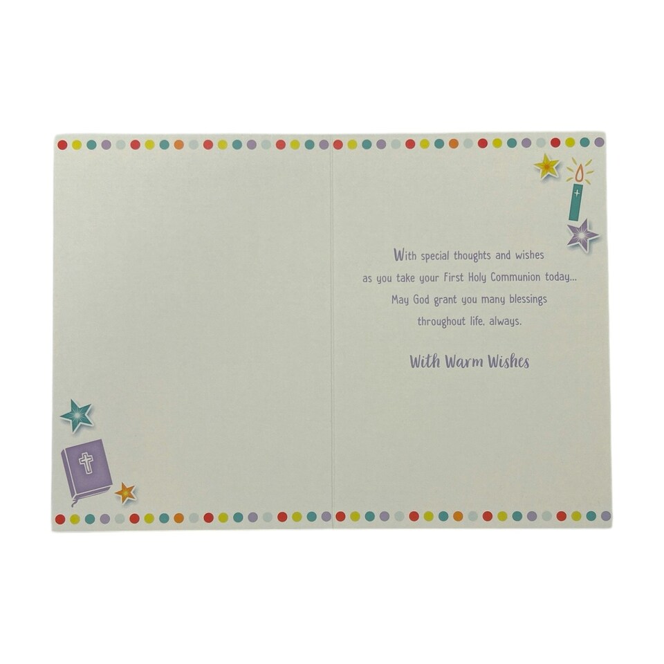 image 1 of For Daughter First Holy Communion Religious Greeting Card