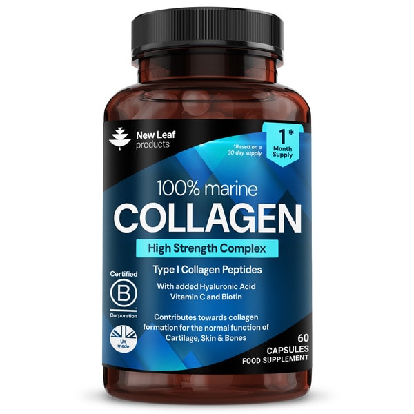 Super Collagen Capsules 100 Percent Marine Collagen 1060mg Type 1