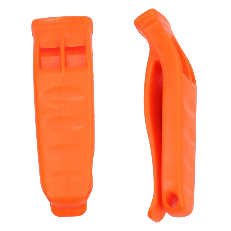 image 1 of 2 Pack Safety Whistle Twin Tone 100db Plastimo Personal Safety Aid for Life Jacket