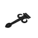 image 1 of Hammer & Tongs Arrowhead T-Hinge - W230mm - Black | Black | Black