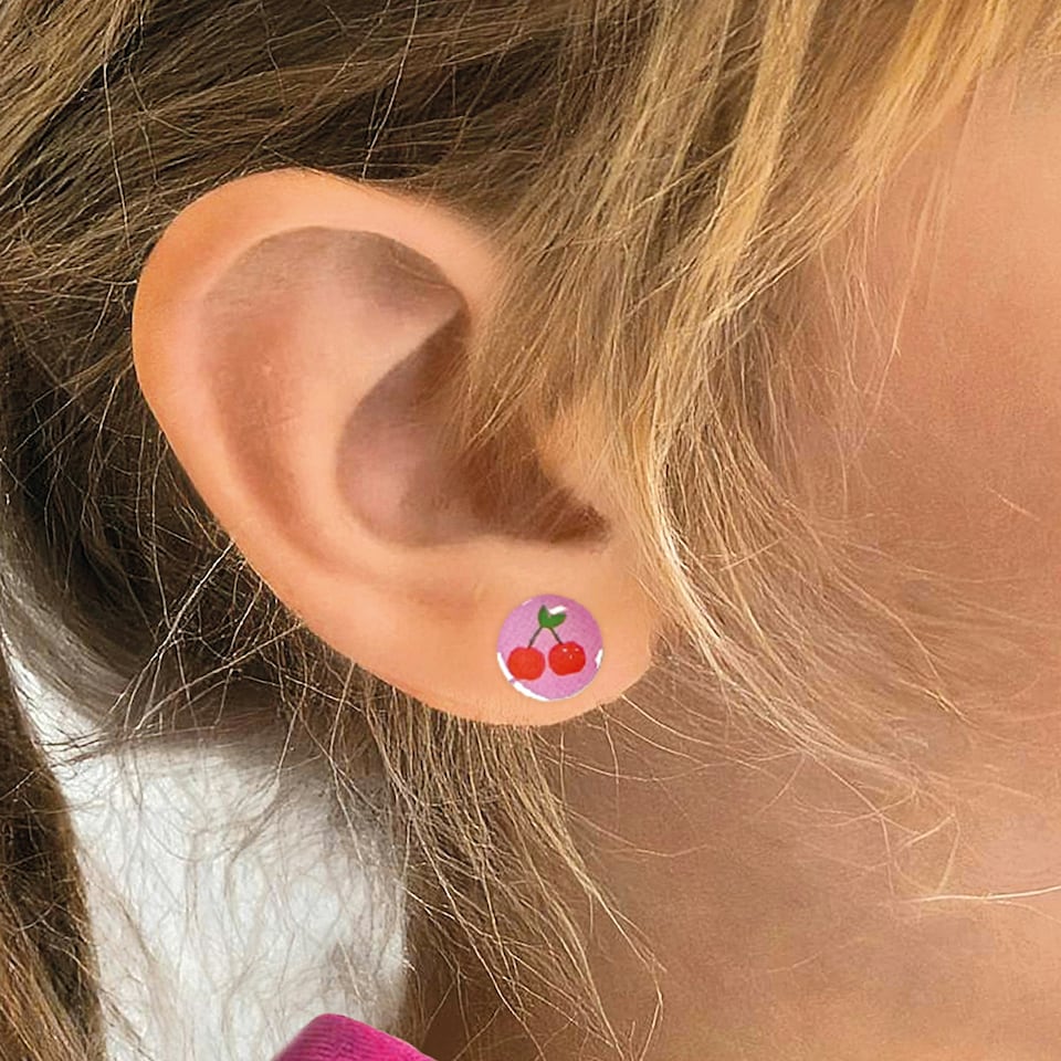 image 1 of SES Creative Stick On Earrings