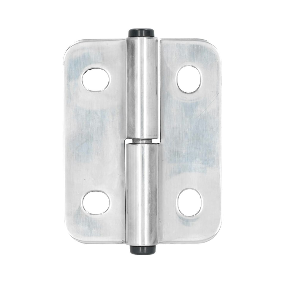 image 1 of Stainless Steel Lift Off Leaf Hinge Right 76x100mm Heavy Duty Door Hatch Silver