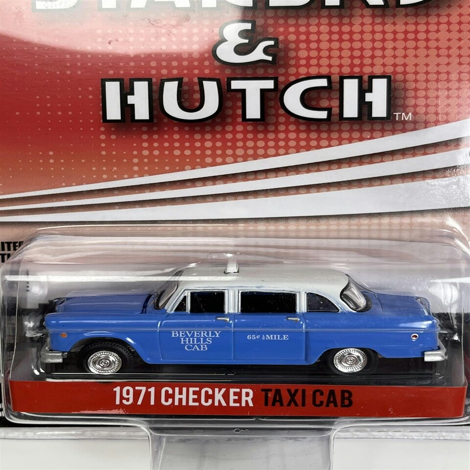 image 1 of Starsky & Hutch 1971 Checker Taxicab 1:64 Scale Greenlight 44955C