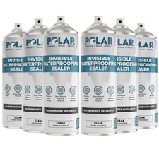 Polar Invisible Waterproof Sealer Instant Protection Indoor Outdoor | Clear | Clear | 600 ml | 6