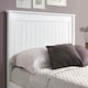 image 3 of 3ft Single Pure white,wood,wooden low foot end board,solid panel bed frame.Shaker style.