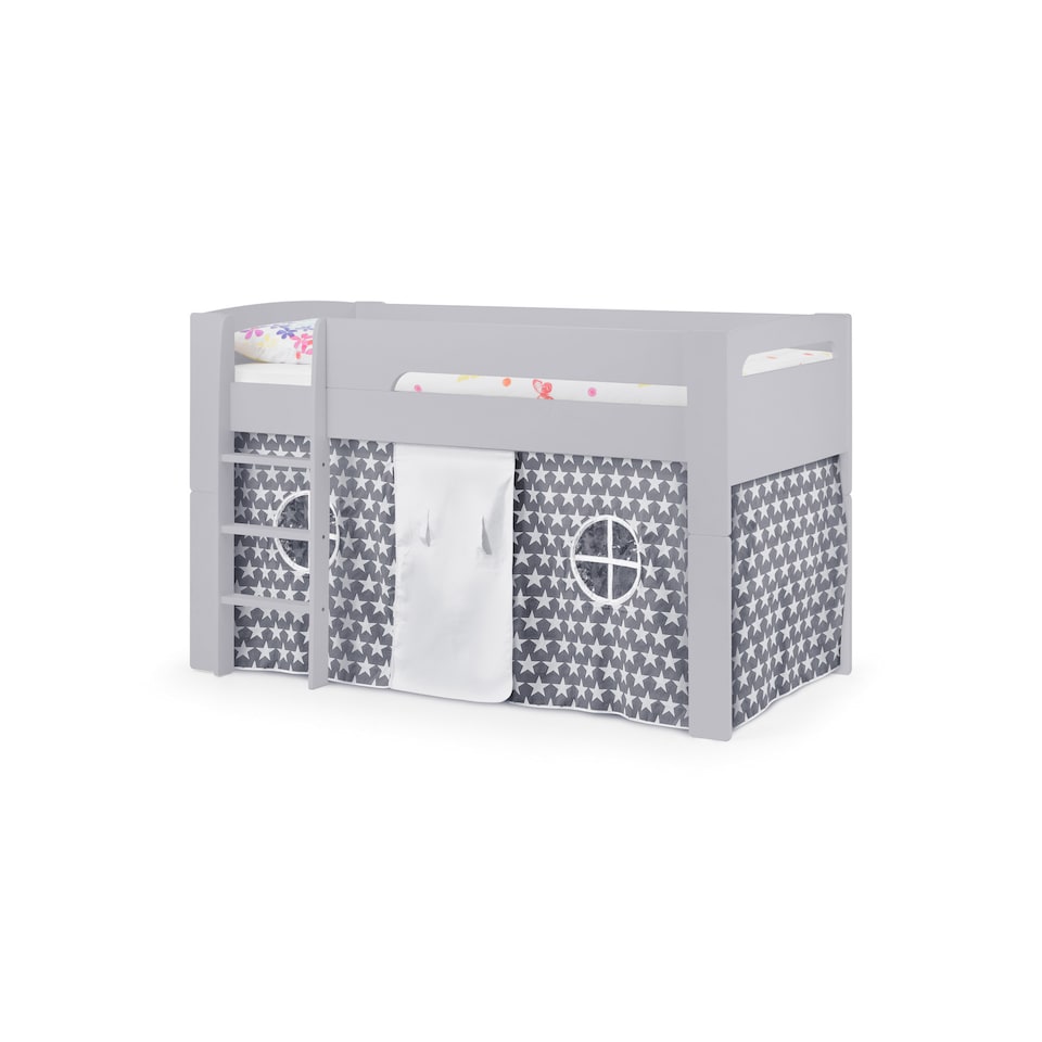 image 1 of Pluto Grey 90cm Single Midsleeper with Grey Star Pluto Tent