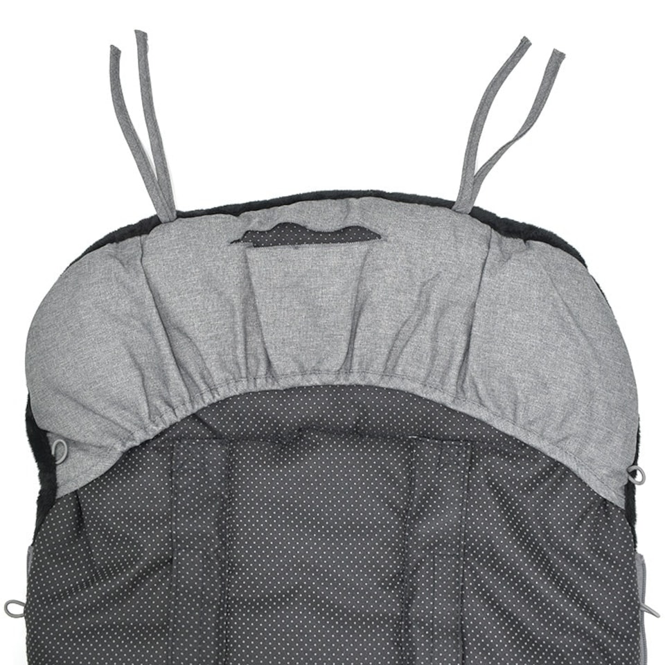 image 1 of Jane Nest 3in1 Pushchair Footmuff Black | Shadow