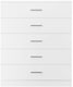 image 9 of Dakota 5 Drawer Chest | Grey | Light Grey