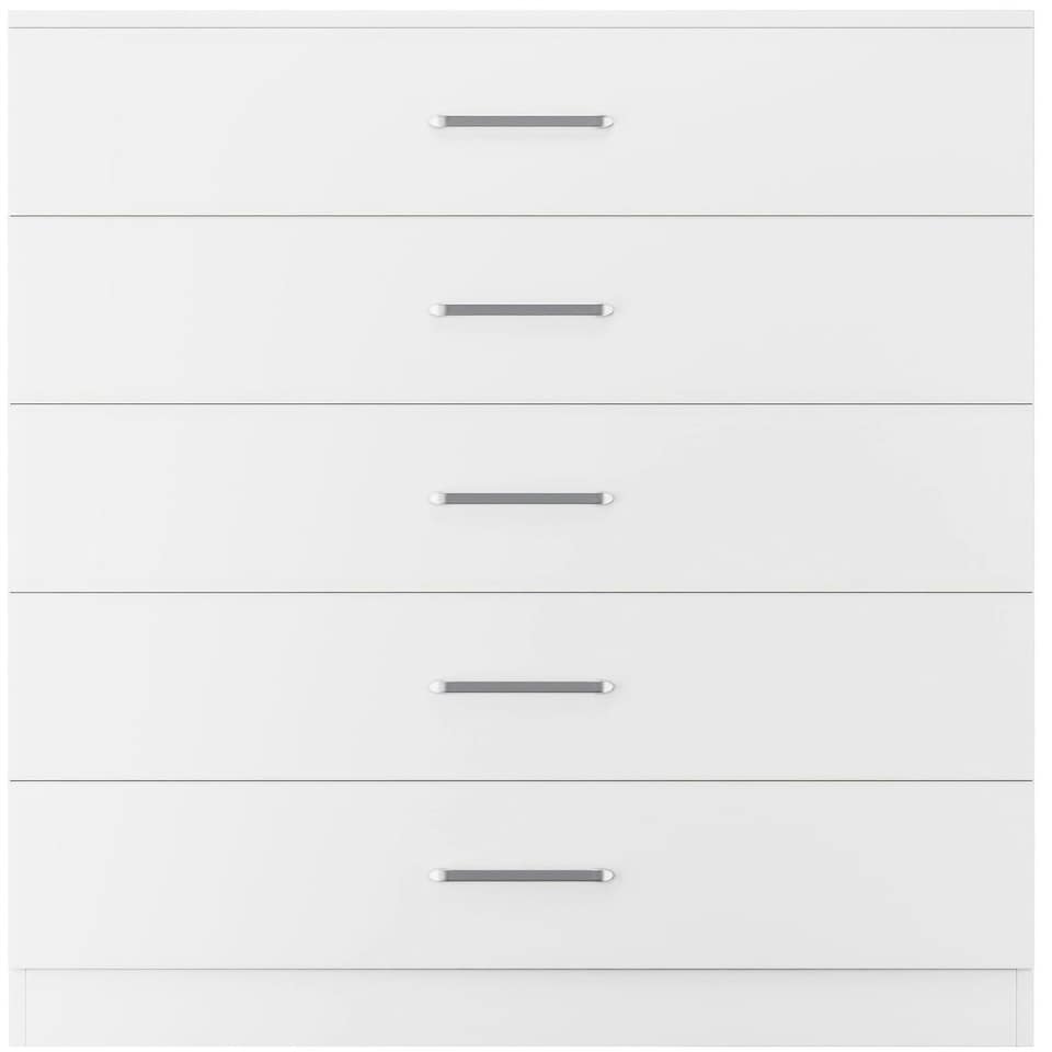 image 1 of Dakota 5 Drawer Chest Grey | Light Grey