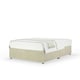 image 1 of Majestic 1000 Pocket Sprung Cream Naples Velvet Divan Set Single