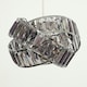 image 3 of ValueLights Hudson Silver Ceiling Pendant Shade Smoked Grey