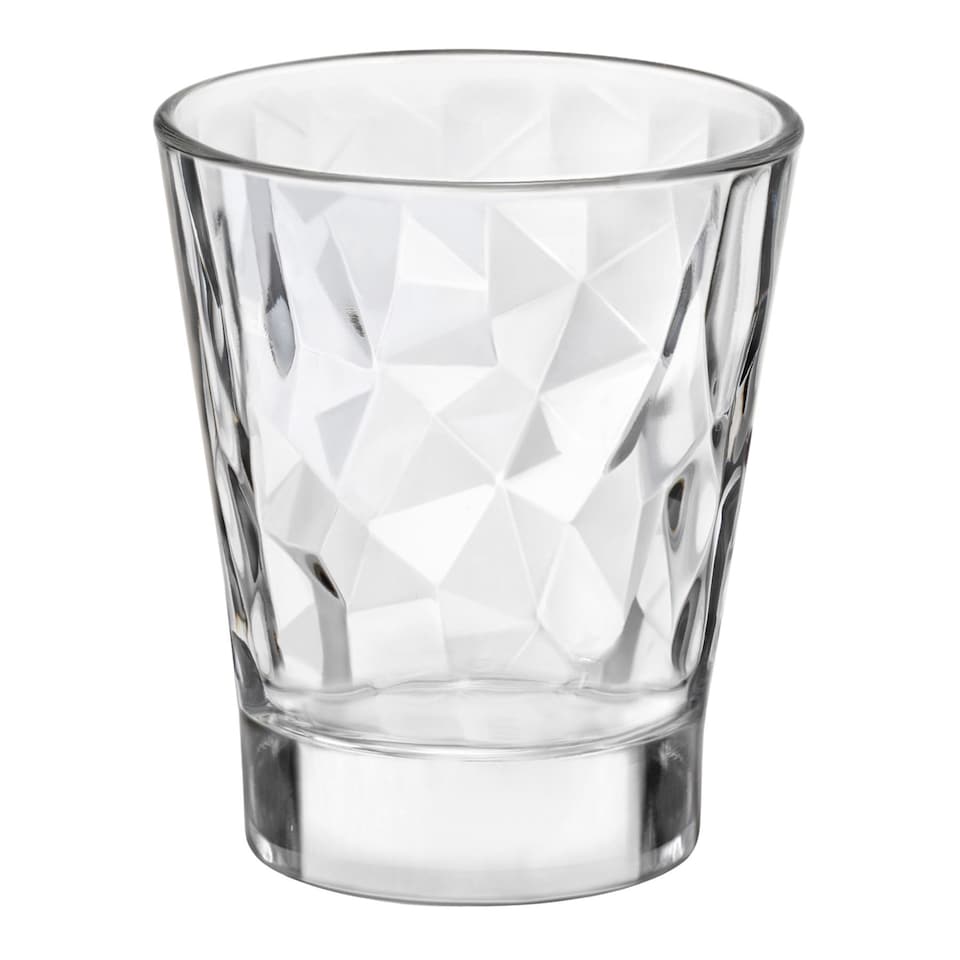 image 1 of Bormioli Rocco Diamond Shot Glasses - 80ml - Pack of 6 | Clear | Clear
