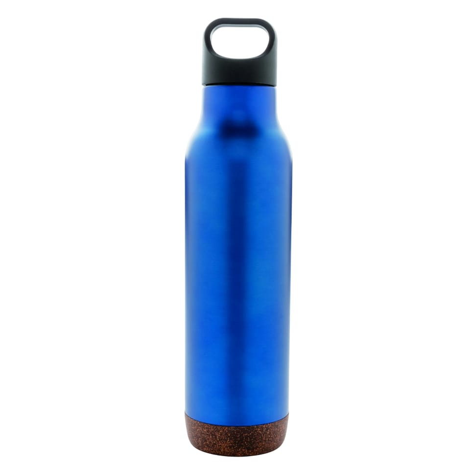 image 1 of XD Collection Cork 600ml Flask - Blue - One Size