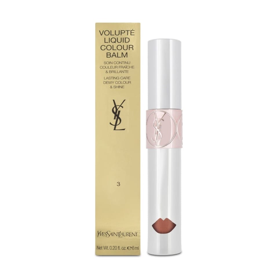 image 1 of YSL Volupte Liquid Lip Balm 3 Show Me Peach