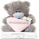 image 5 of Bridesmaid Love Heart Tatty Teddy Bear