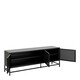 image 4 of Newcastle 3 Door Sideboard in Matt Black