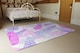 image 3 of Purple Feathers Rug | Multi
