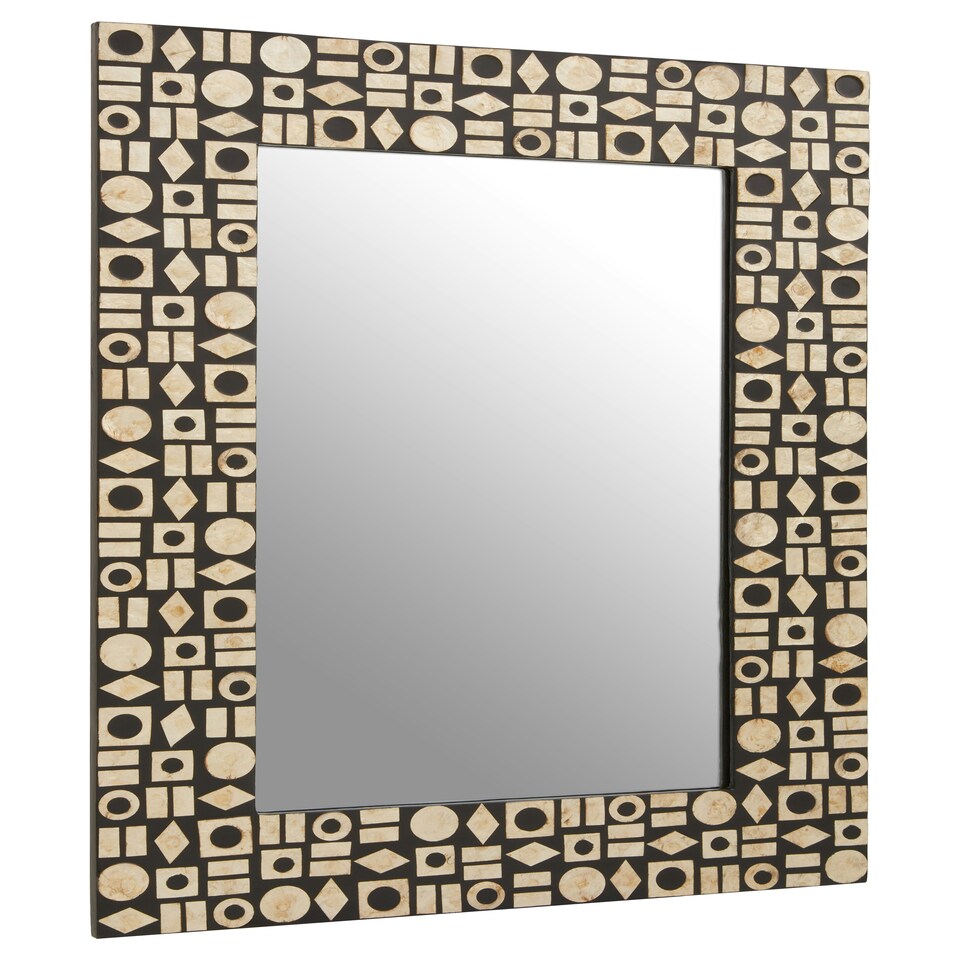 image 1 of Interiors by Premier Black And Gold Wall Mirror Gold
